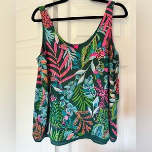 Lilly Pulitzer Reversible Silk tank